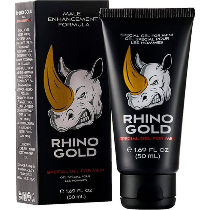 Rhino Gold Special Intimate Gel for Men 50ml - Φυσική Κρέμα Μεγέθυνσης Πέους