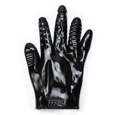Ερωτικό Γάντι Πολλαπλών Λειτουργιών - Glove Magic Sex Glove Fingering Dildo - Μαύρο
