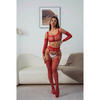 JSY Σέξι Τριπλό Σετ Διχτυωτού Bodystocking