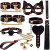 Bondage Set 8 τεμαχίων σε Βαλίτσα – Μαύρο