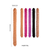 Double-Ended Penile Dildo – Ευλύγιστο Διπλής Όψης - Σε φυσικό χρώμα μπεζ￼