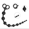 SMD Decimorum Anal Silicone Chain with 10 Beads Πρωκτικές Μπίλιες Black