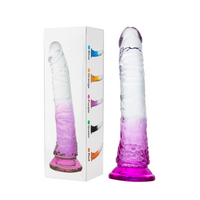 Ρεαλιστικό Dildo Σιλικόνης με Ισχυρή Βεντούζα - Μωβ