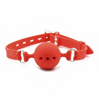 Breathable Ball Gag Φίμωτρο σε Κόκκινο Χρώμα