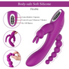 3-in-1 Rabbit Δονητής – Επαναφορτιζόμενος G-Spot, Κλειτοριδική & Πρωκτική Διέγερση (7 Λειτουργίες) Χρώμα (ροζ )￼￼