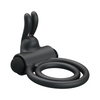 Δαχτυλίδι Πέους Pretty Love Osmond Silicone Rechargeable Μαύρο
