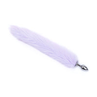 Πρωκτική Σφήνα Small 7cm Ουρά 45cm Λιλά