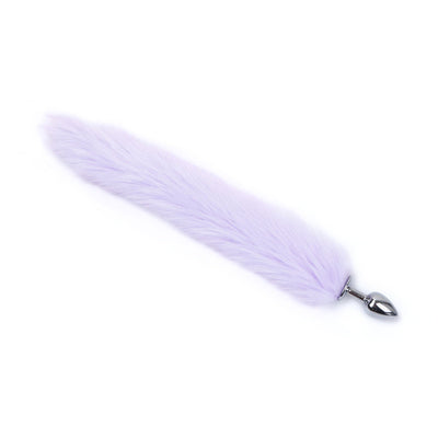 Πρωκτική Σφήνα Small 7cm Ουρά 45cm Λιλά