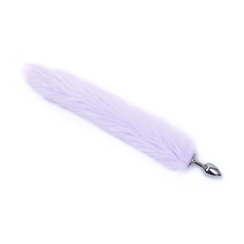 Πρωκτική Σφήνα Small 7cm Ουρά 45cm Λιλά