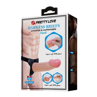 PRETTYLOVE strap-on Στο χρώμα του δέρματος￼