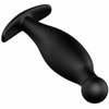Pretty Love Silicone Butt Plug Πρωκτική Σφήνα Black 11.7cm
