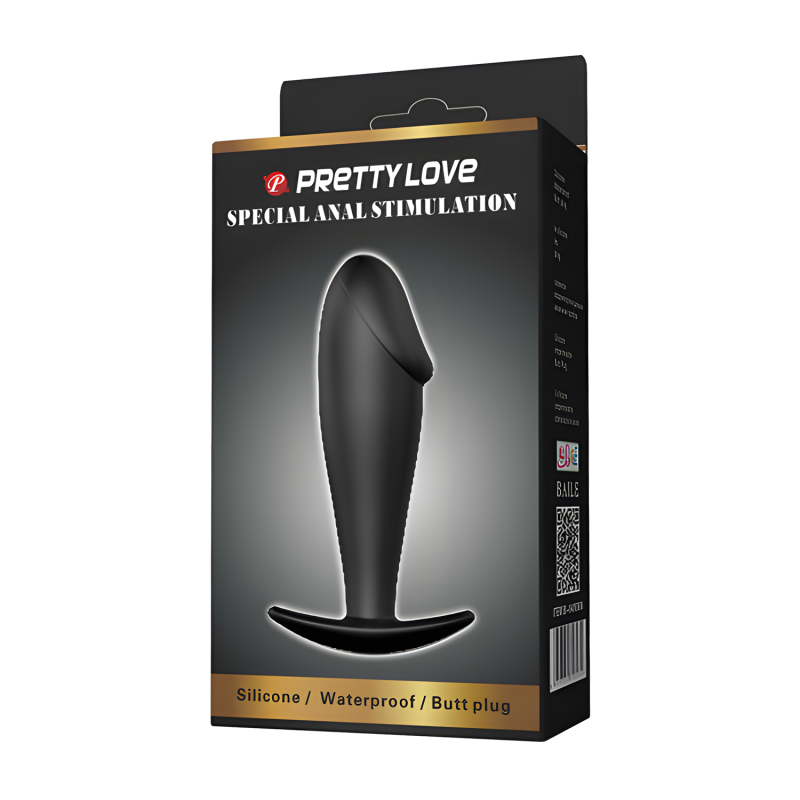 Pretty Love Special Anal Stimulation Πρωκτική Σφήνα Μαύρη 10cm