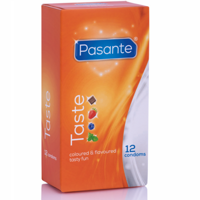 Pasante Προφυλακτικά Taste Multiflavored 12τμχ
