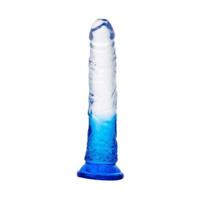 Ρεαλιστικό Dildo Σιλικόνης με Ισχυρή Βεντούζα - Μπλε